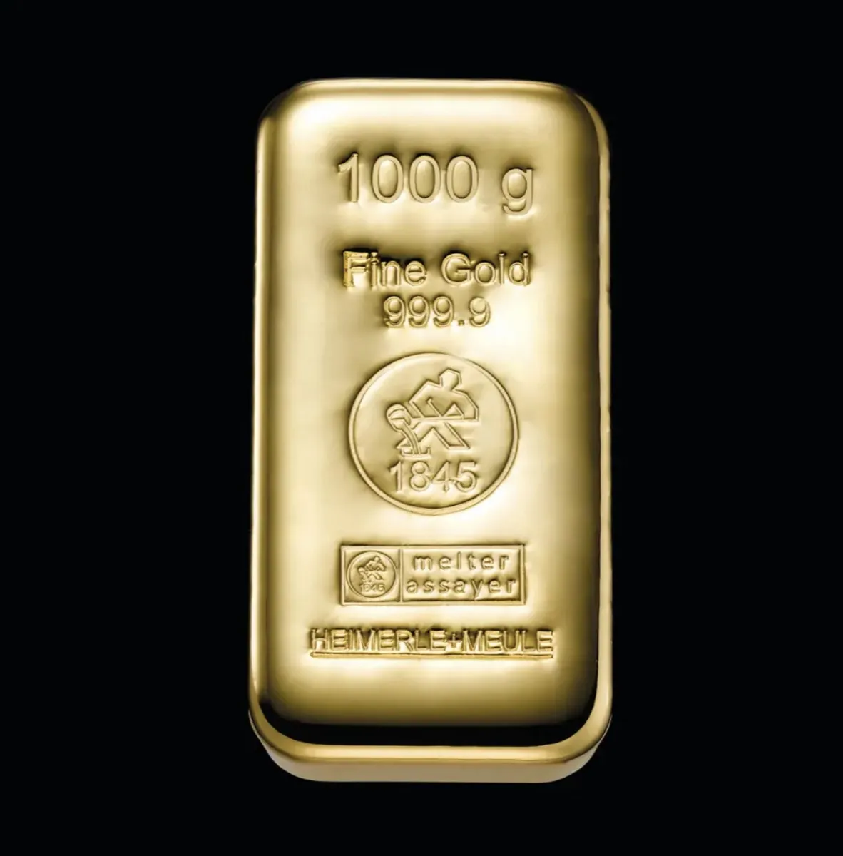 מטיל זהב טהור 1000 גרם 999.9 להשקעה